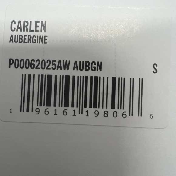 Pistola Carlen Sweater Womens Small Aubergine Mock Neck Alpaca Blend Pullover - Picture 10 of 13